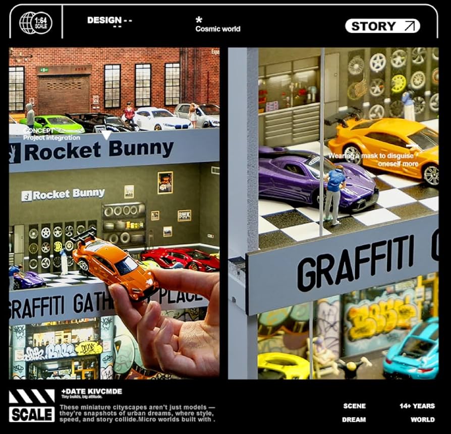 Amazon.com: Saichotoy Display Case for Hot Wheels: Stackable